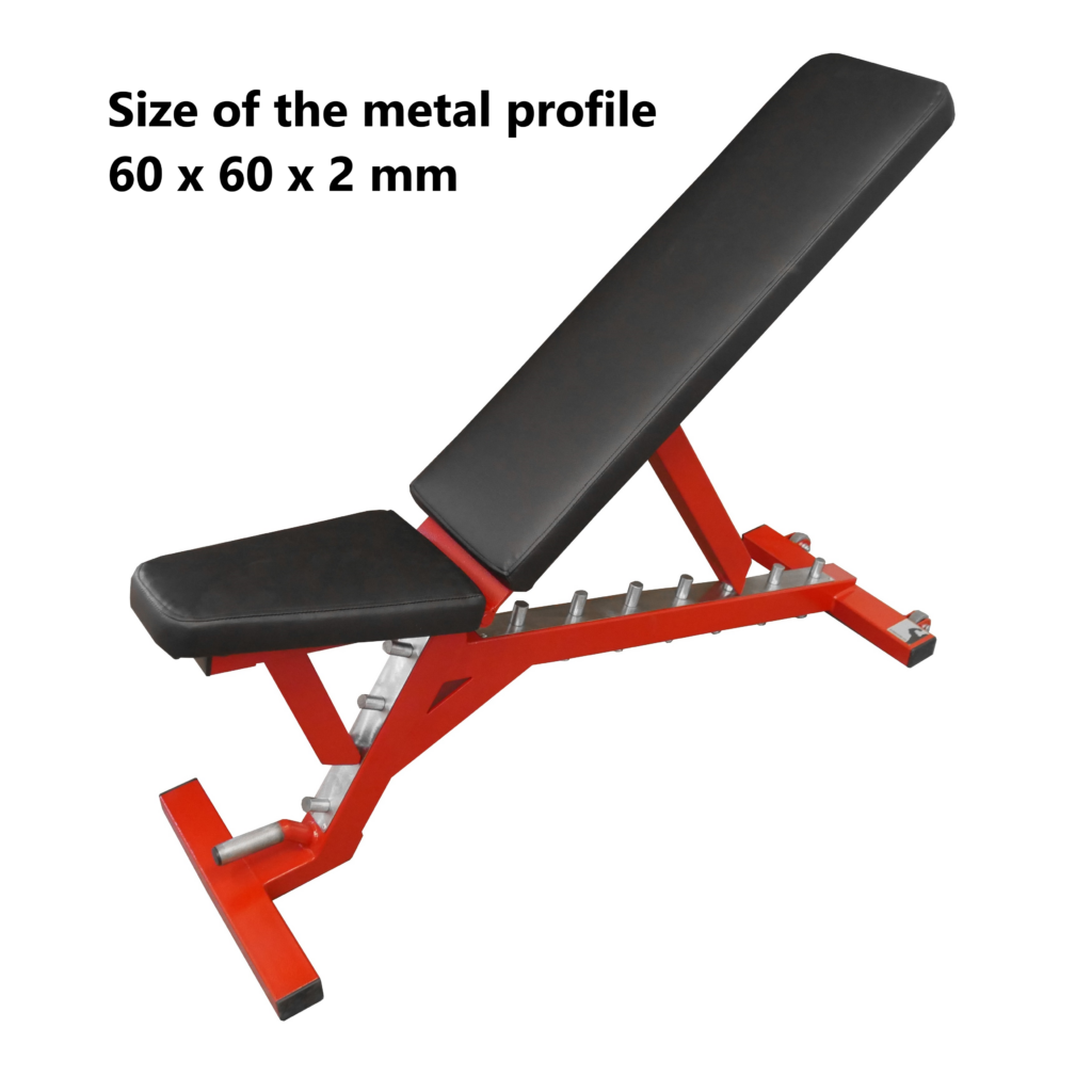 J2 Adjustable Flat Incline Bench | Gym Steel - Professional Gym Equipment