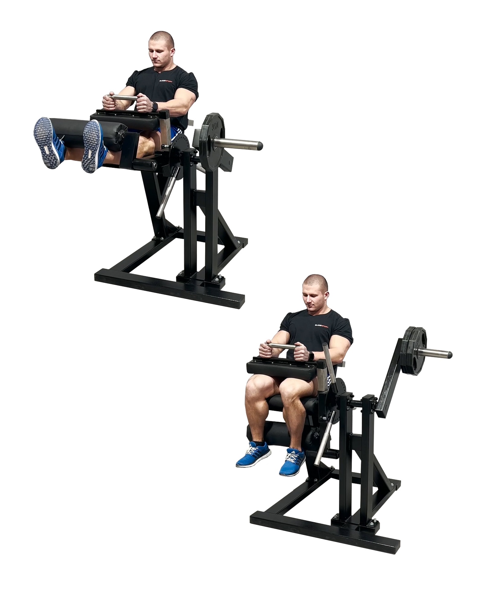 M8XXX Leg Extension Leg Curl Machine  Gym Steel - Professional Gym  Equipment